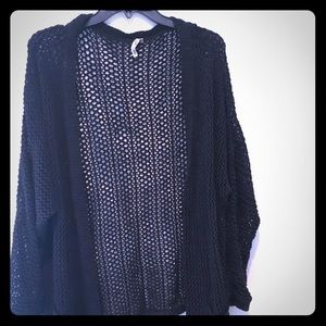 Black cardigan